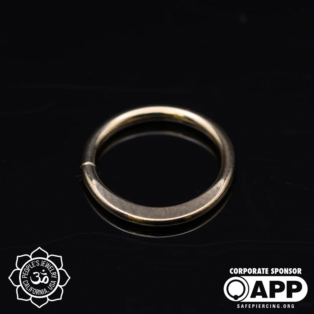 14k Gold Flattened Rings - People's Jewelry - Image 3