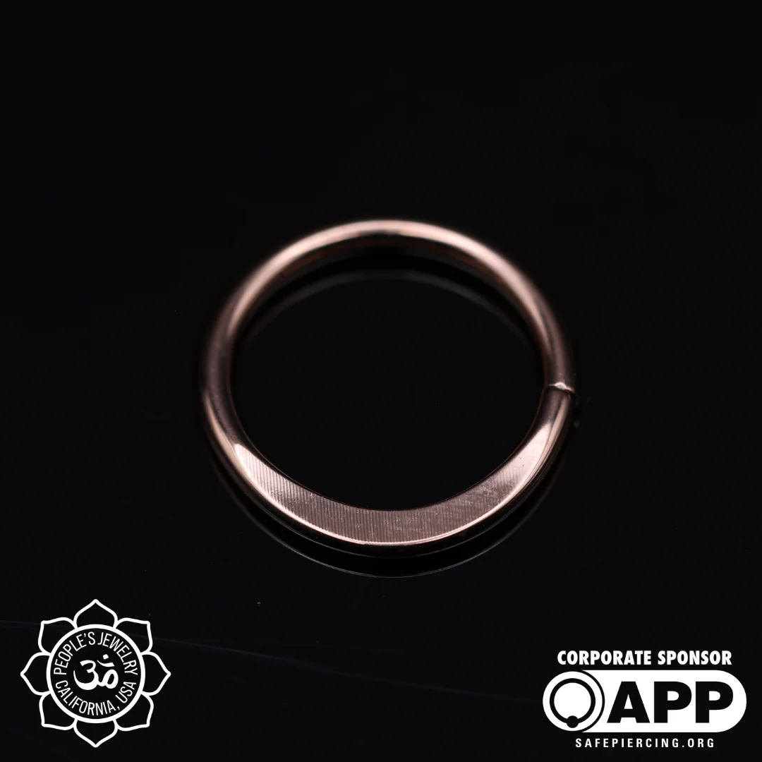 14k Gold Flattened Rings - People's Jewelry - Image 6