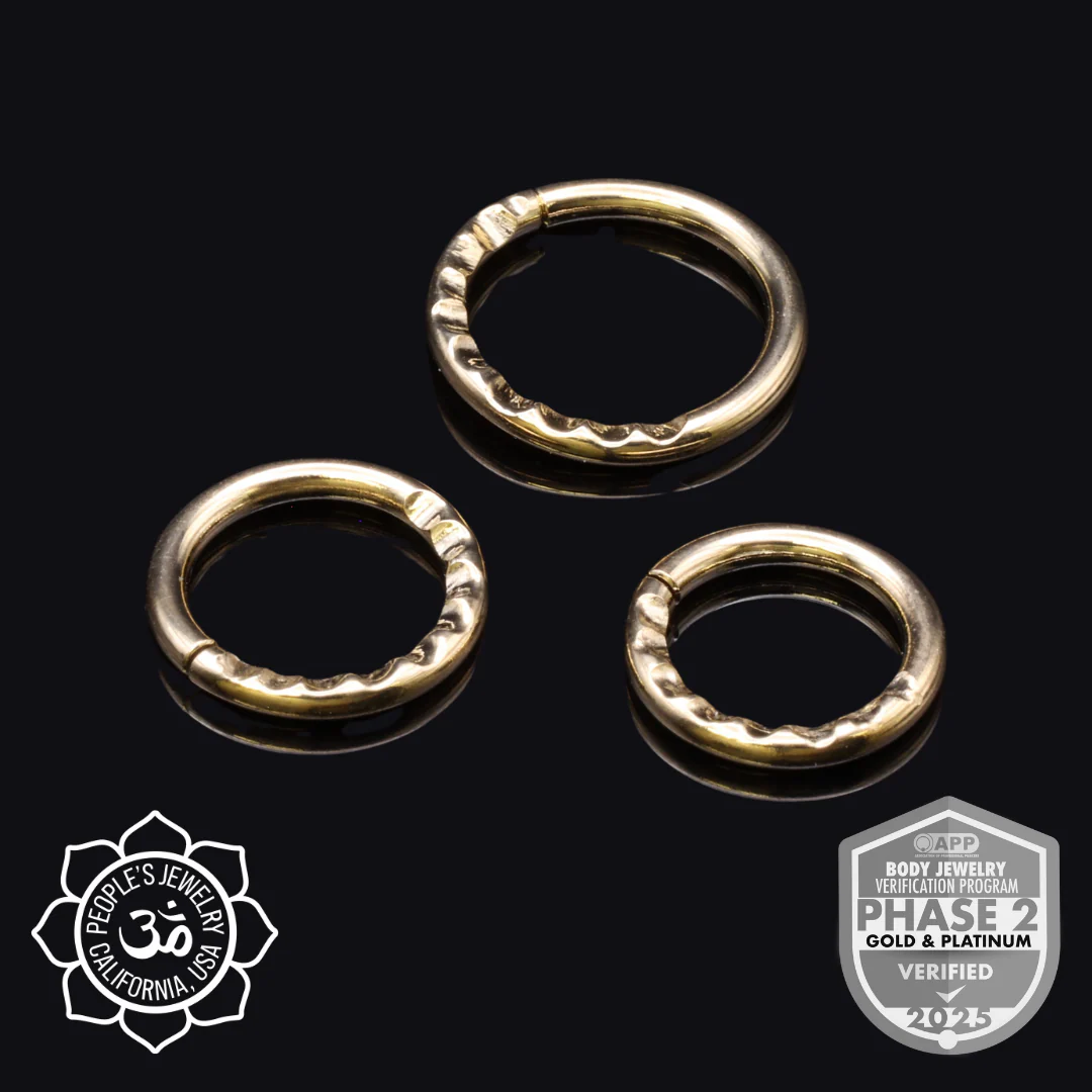 14k Gold Scalloped Rings - People's Jewelry