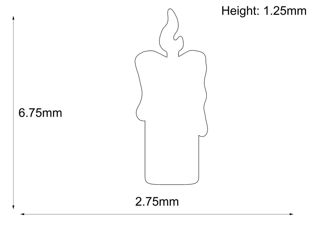 18k Gold Burning Candle End - Industrial Strength - Image 3