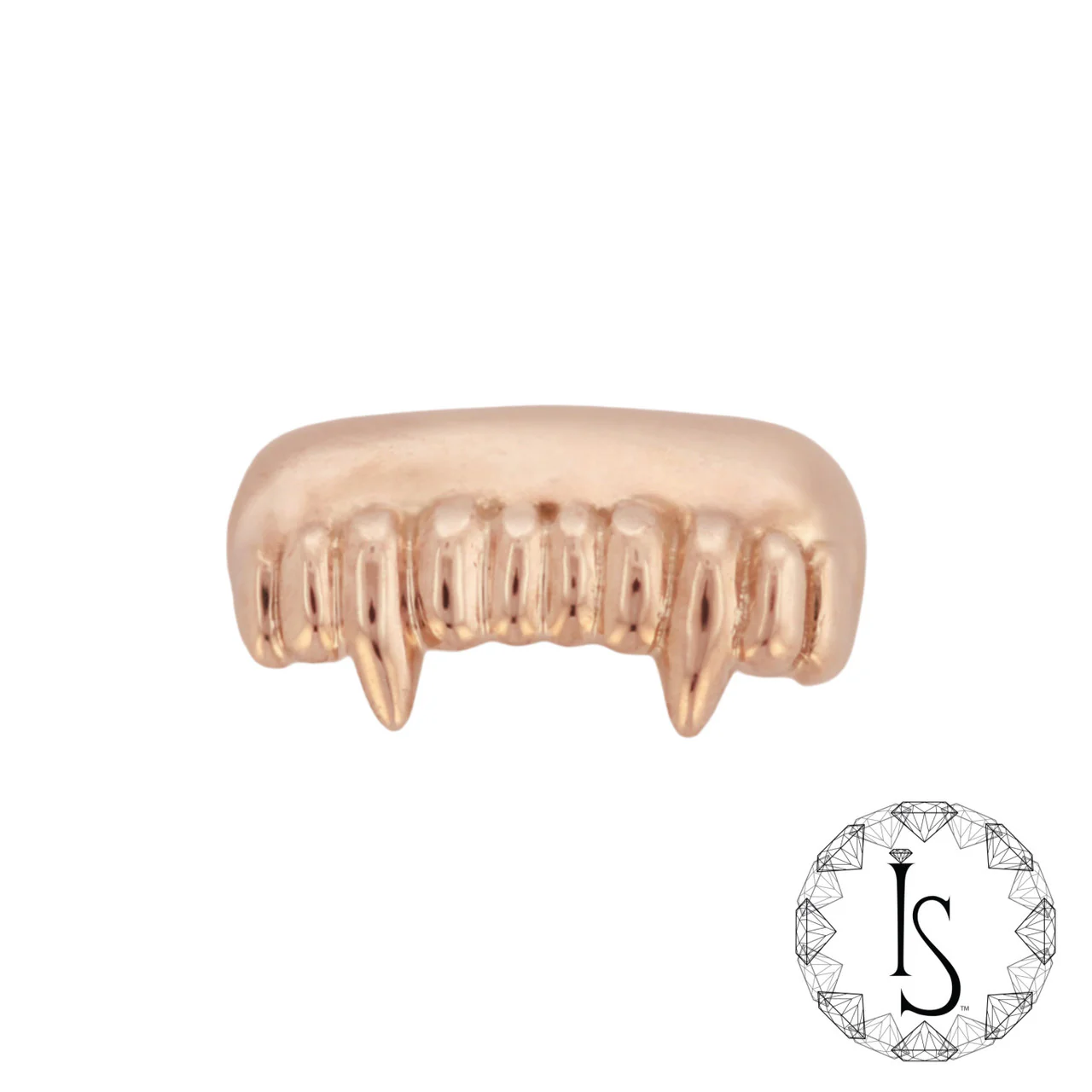 18k Gold Vampire Fangs End - Industrial Strength - Image 2