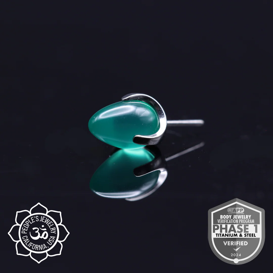 Claw-Set Natural Stone 4mm Bullets by Peoples Jewelry - Image 15