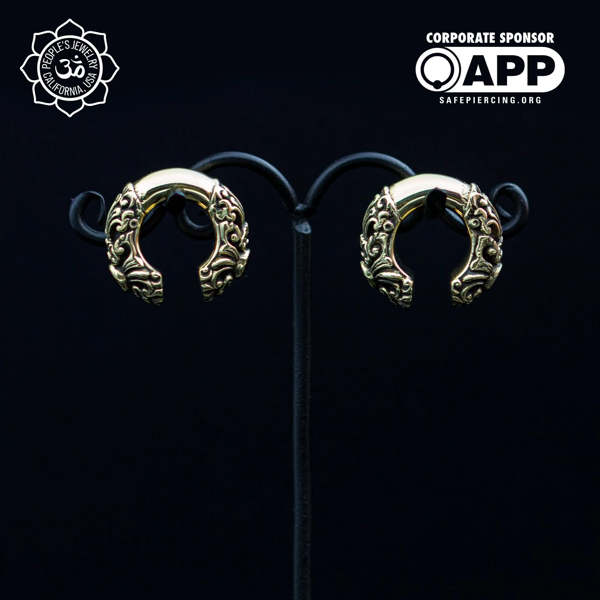 Brass Black Widow Weights by Peoples Jewelry - Image 2