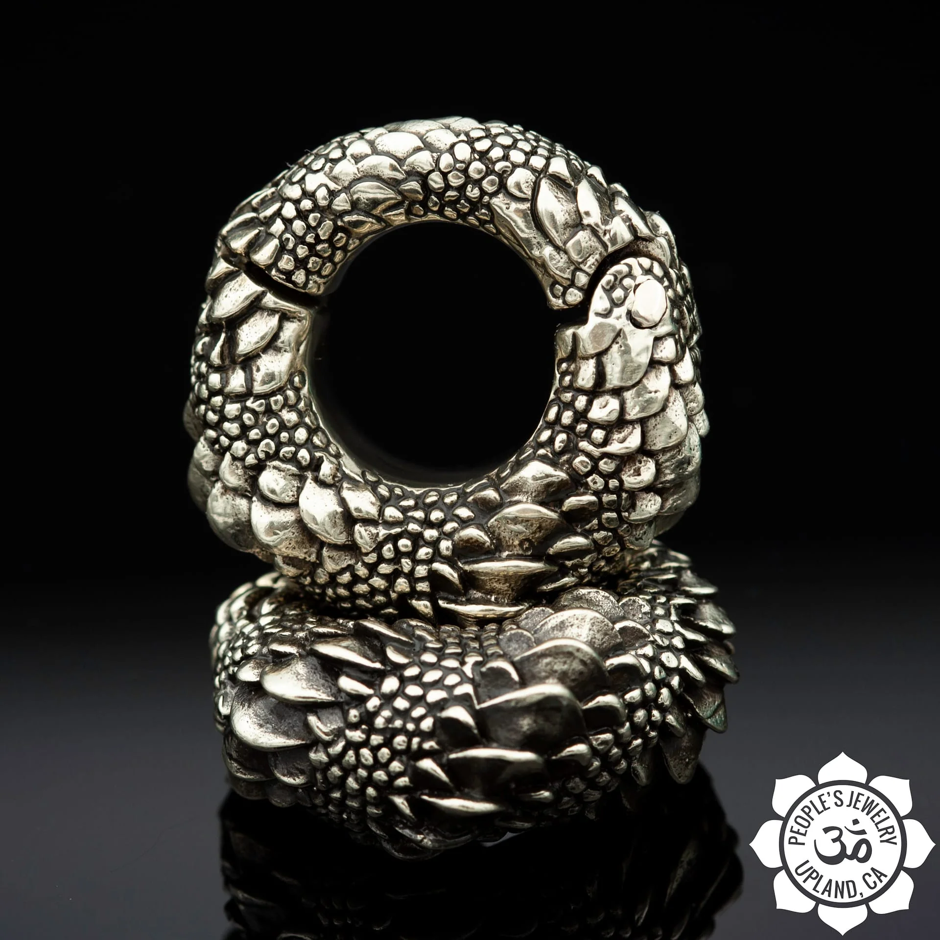 Brass Dragon Scale Clickers by Peoples Jewelry - Image 3
