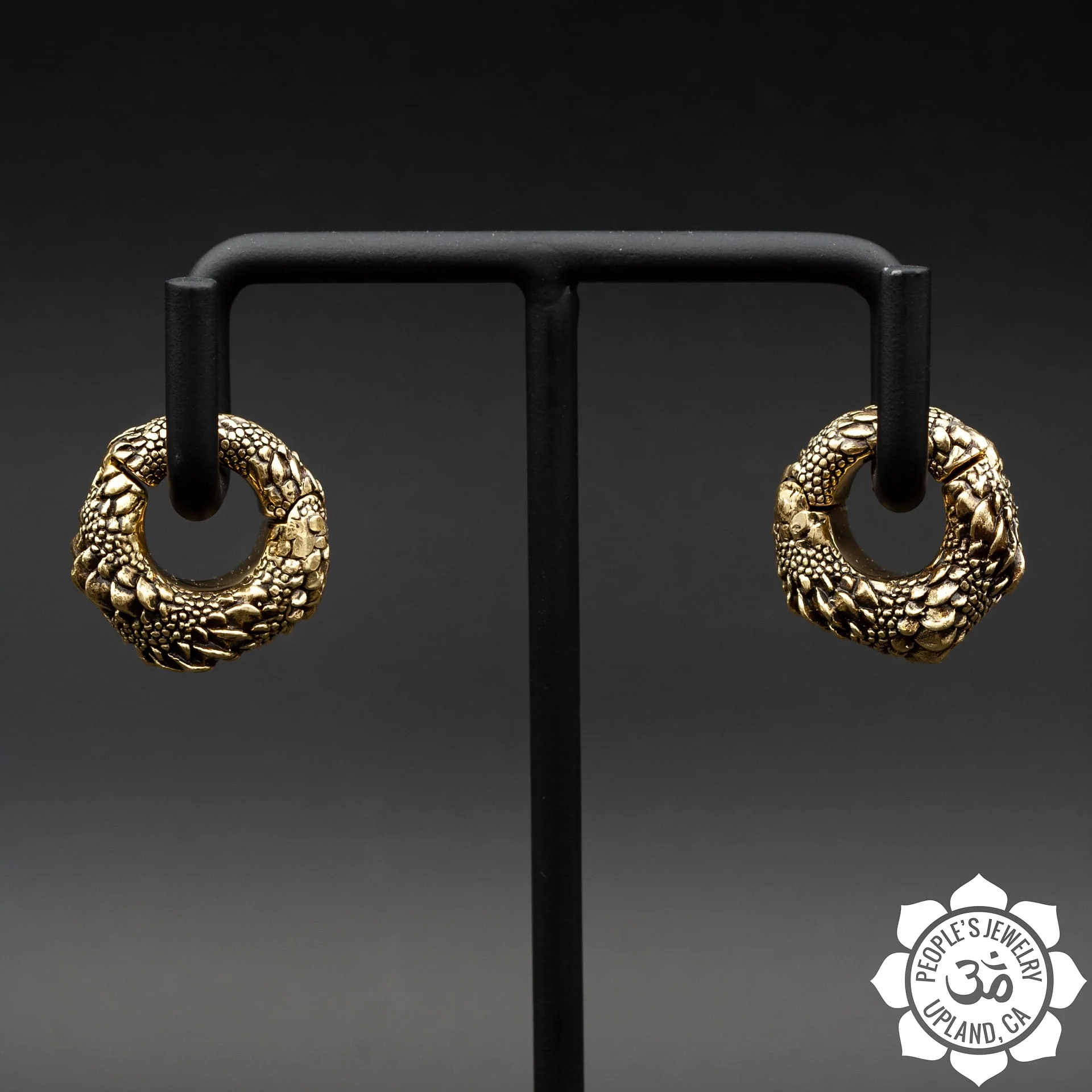 Brass Dragon Scale Clickers by Peoples Jewelry - Image 4
