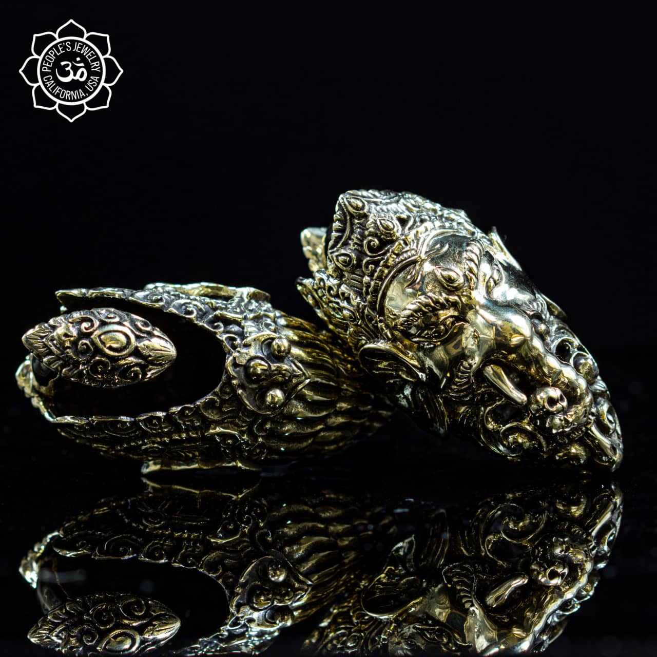 Brass Ganesha Weights by Peoples Jewelry - Image 4