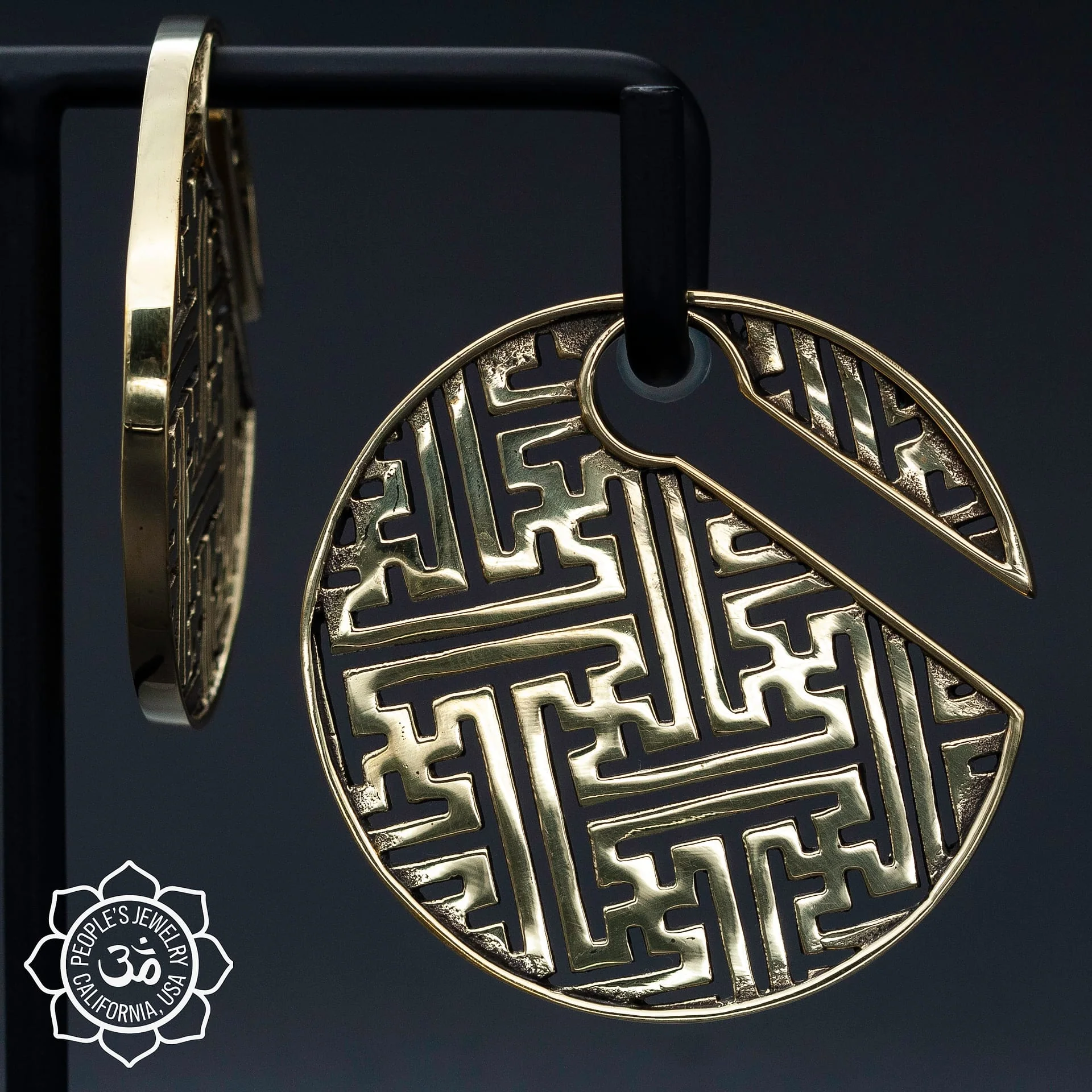 Brass Sayagata Weights by Peoples Jewelry