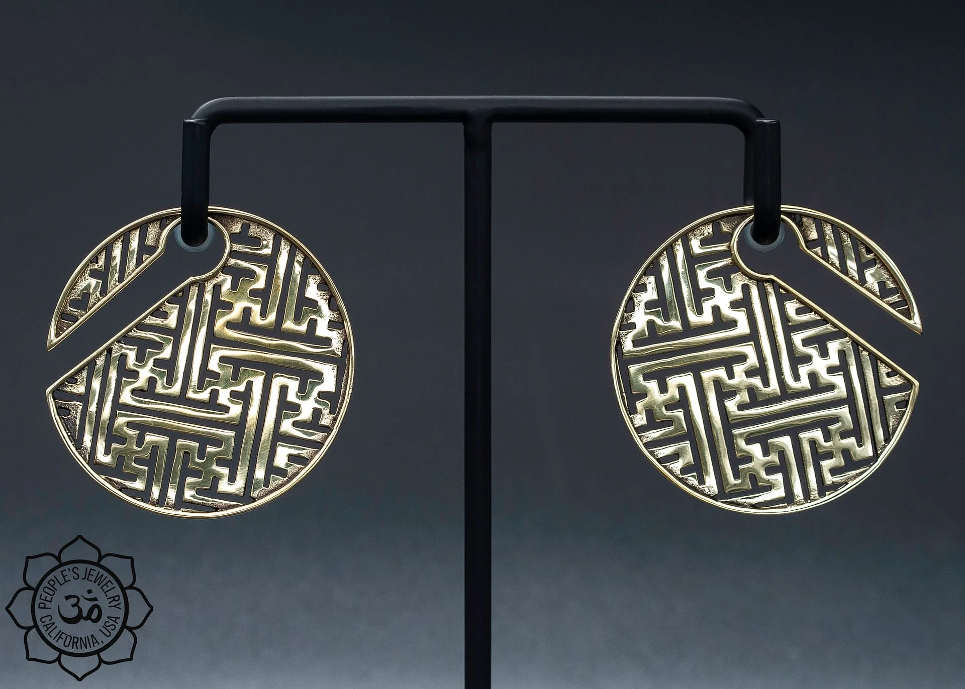 Brass Sayagata Weights by Peoples Jewelry - Image 3
