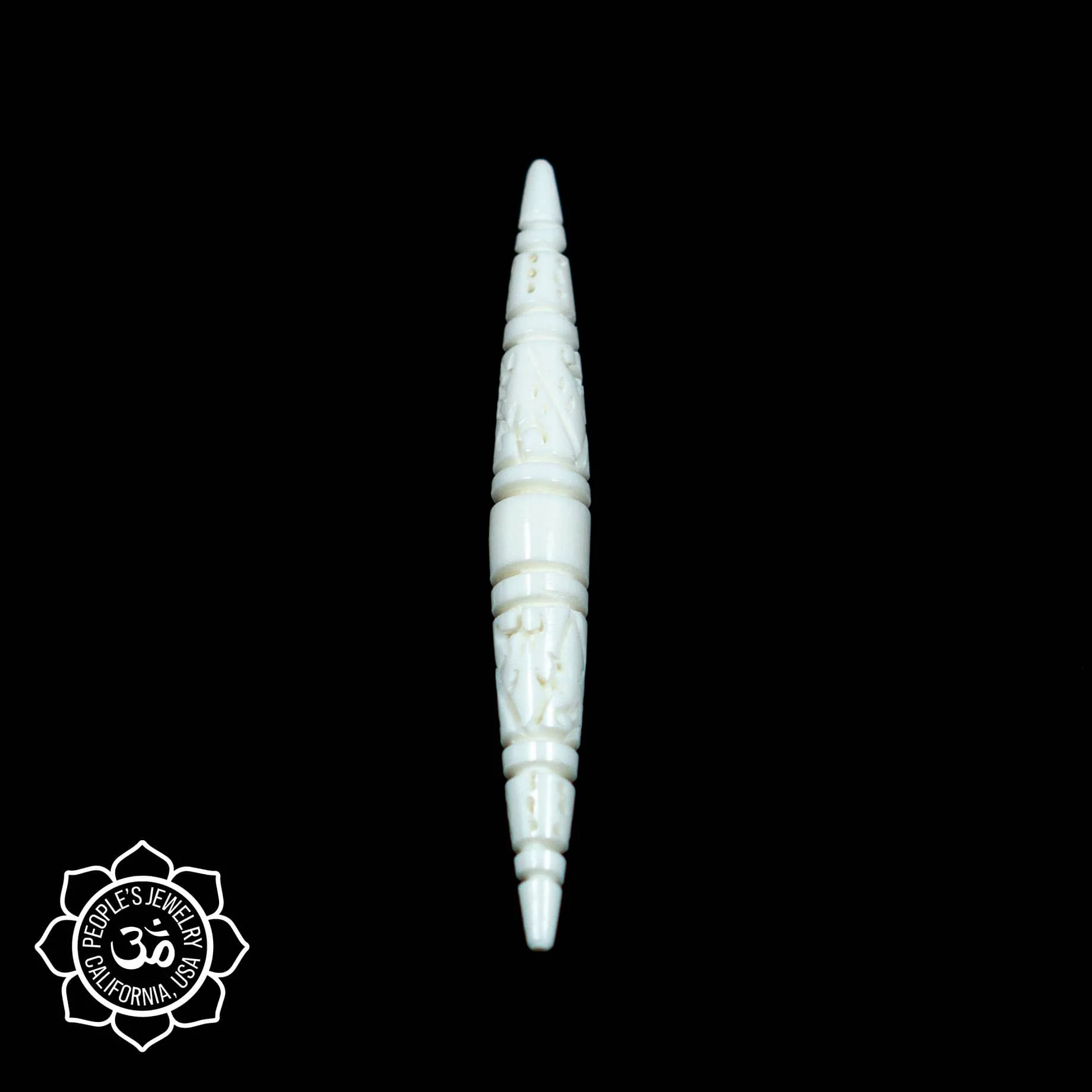 Carved Feather Horn or Bone Spikes by Peoples Jewelry - Image 2