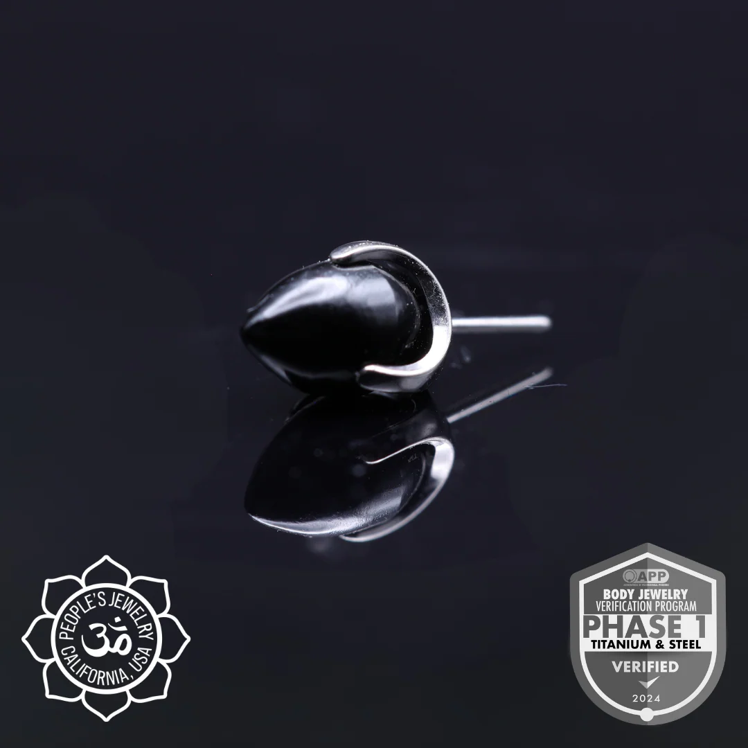 Claw-Set Natural Stone 4mm Bullets by Peoples Jewelry - Image 11