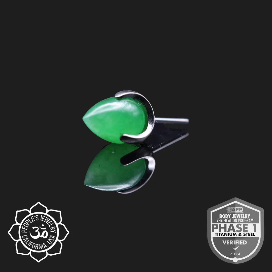 Claw-Set Natural Stone 4mm Bullets by Peoples Jewelry - Image 9