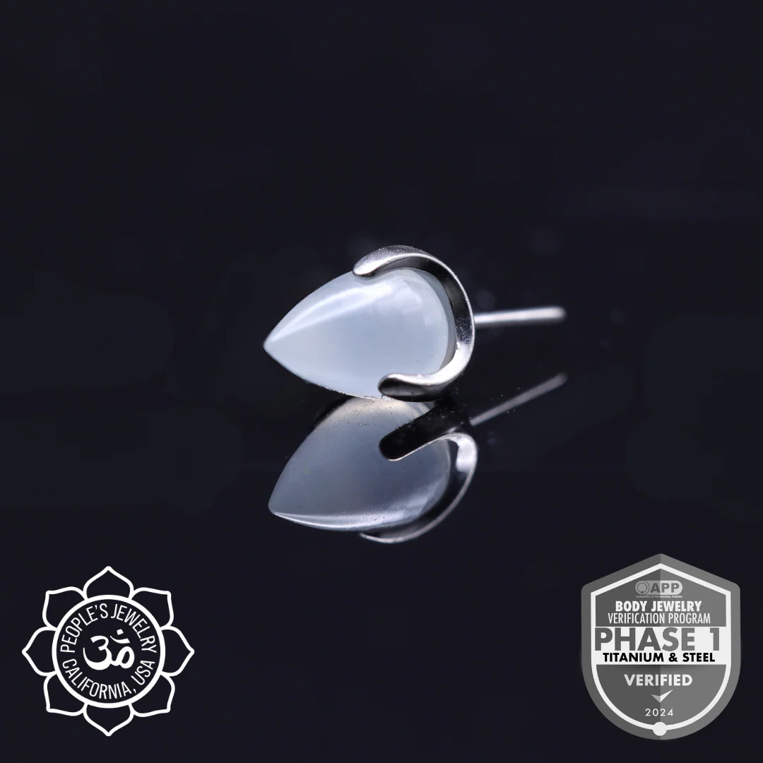 Claw-Set Natural Stone 4mm Bullets by Peoples Jewelry - Image 10