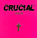 Diablo Organics - Titanium Cross Threadless End