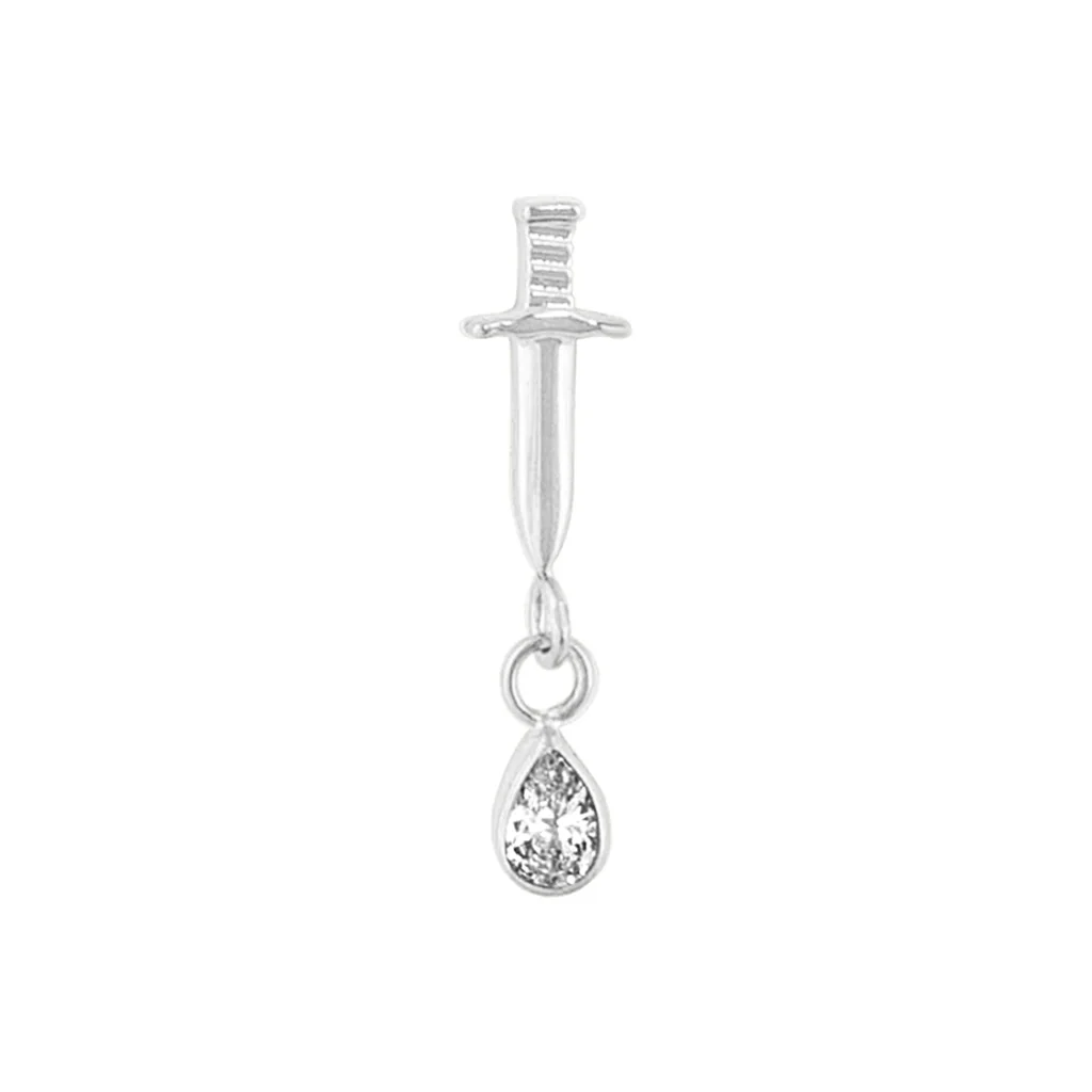 Diablo Organics Titanium Dagger Drop Threadless End - Image 2