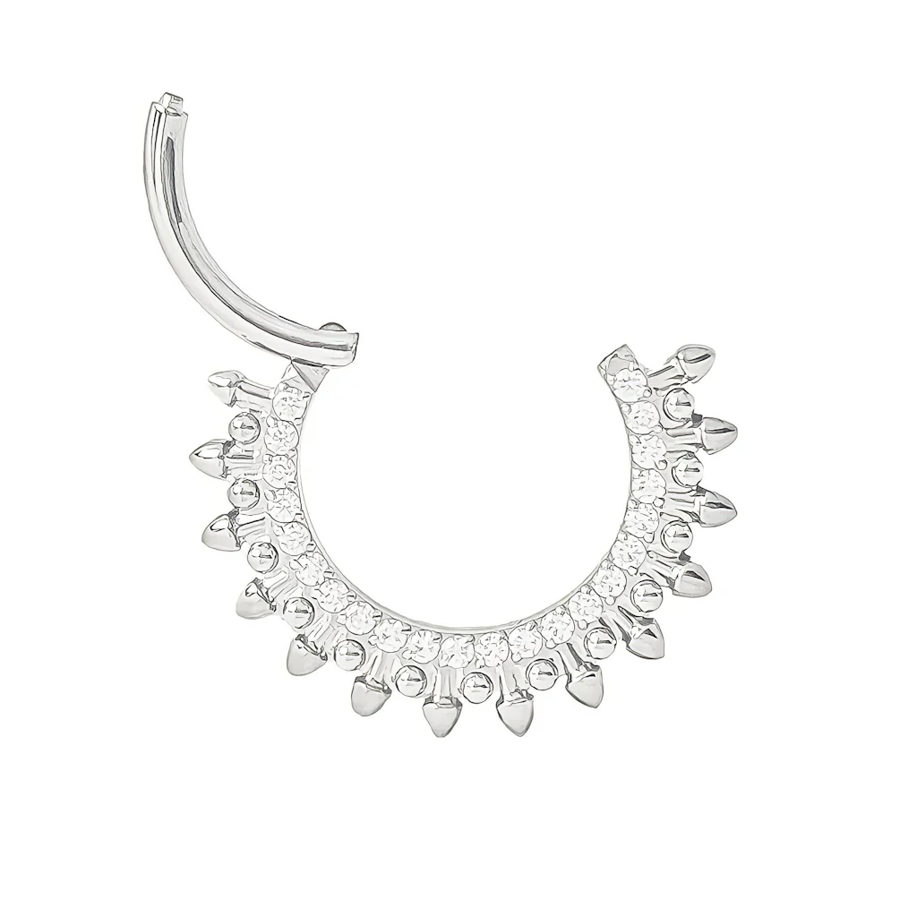 Diablo Organics - Titanium Sun Clicker - Clear CZ - Image 2