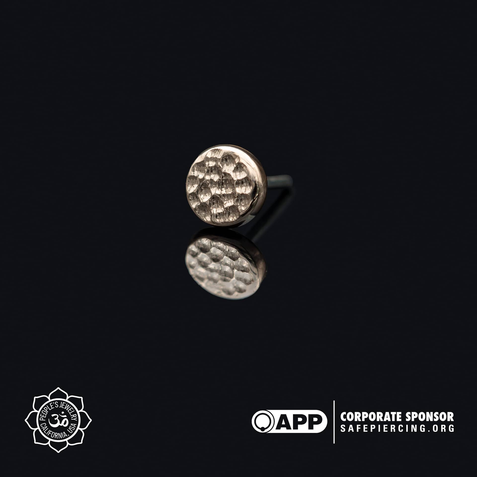14k Gold Disk Ends by Peoples Jewelry - Image 3
