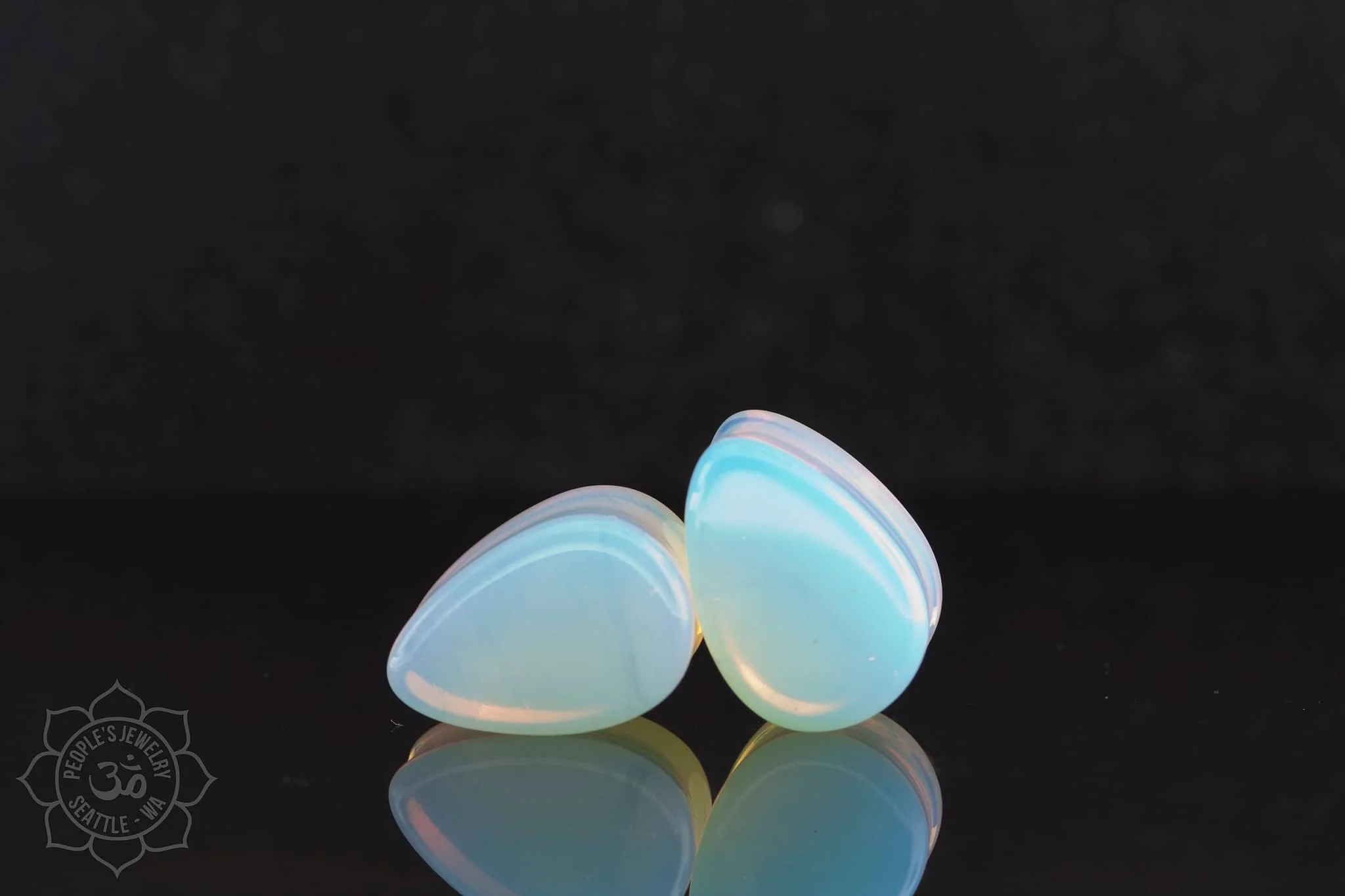 Double Flared Opalite Teardrops by Peoples Jewelry - Image 3
