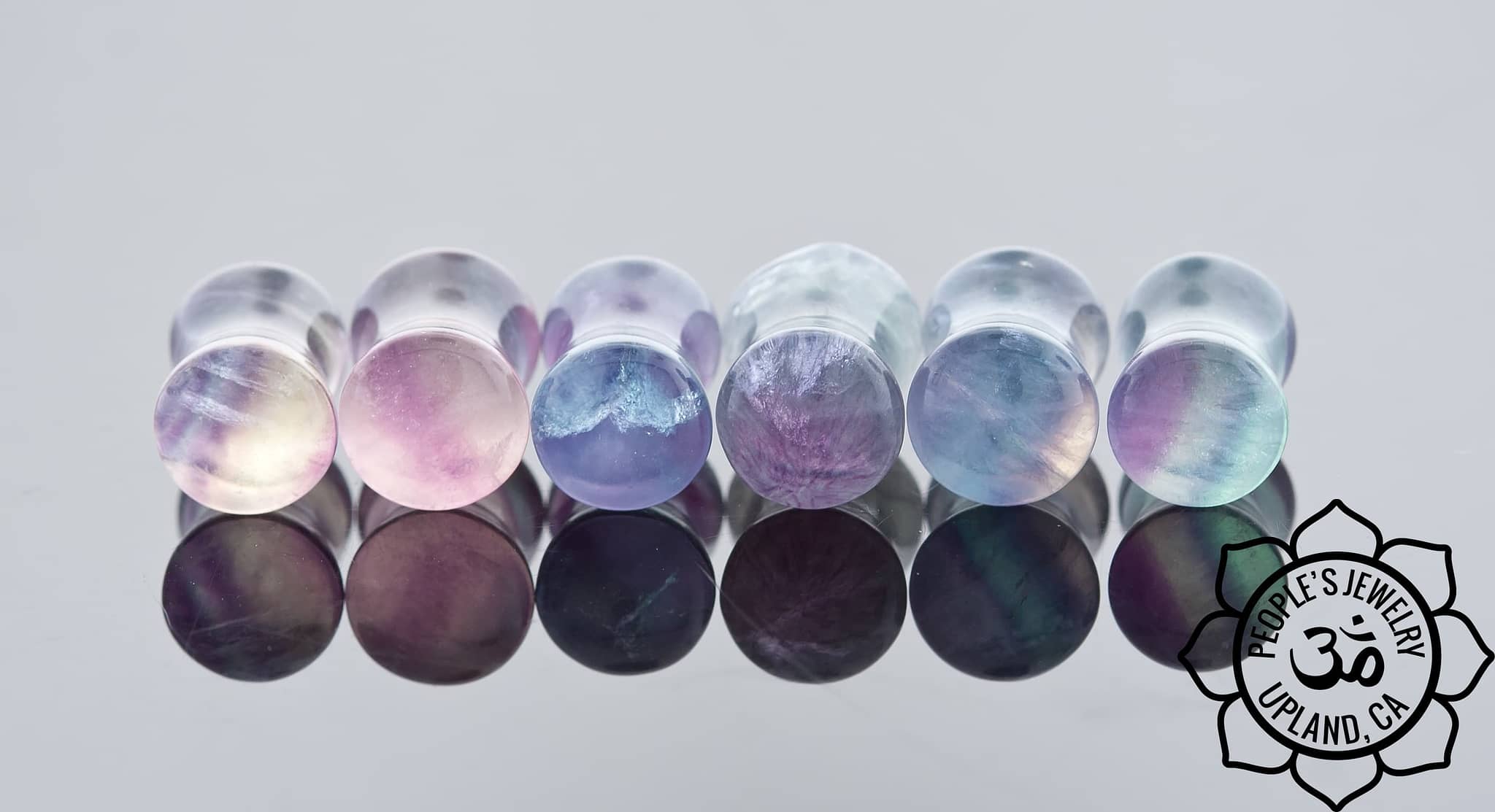 Fluorite Double Flare Plugs by Peoples Jewelry - Image 4