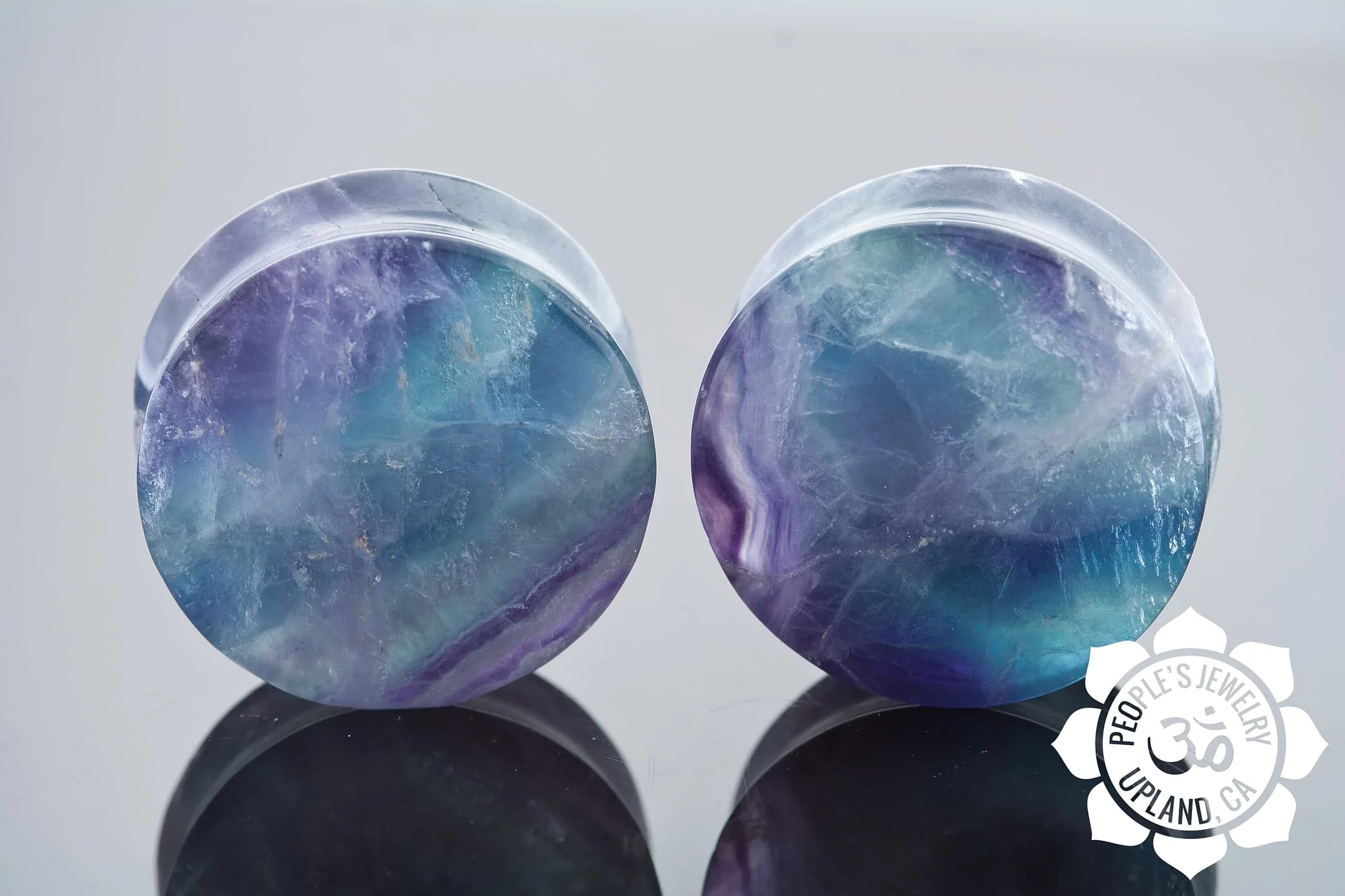 Fluorite Double Flare Plugs by Peoples Jewelry - Image 7