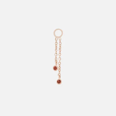 Gemmed Cascade 2 Charm by Tether Jewelry - Image 2