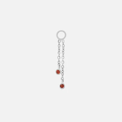 Gemmed Cascade 2 Charm by Tether Jewelry - Image 3