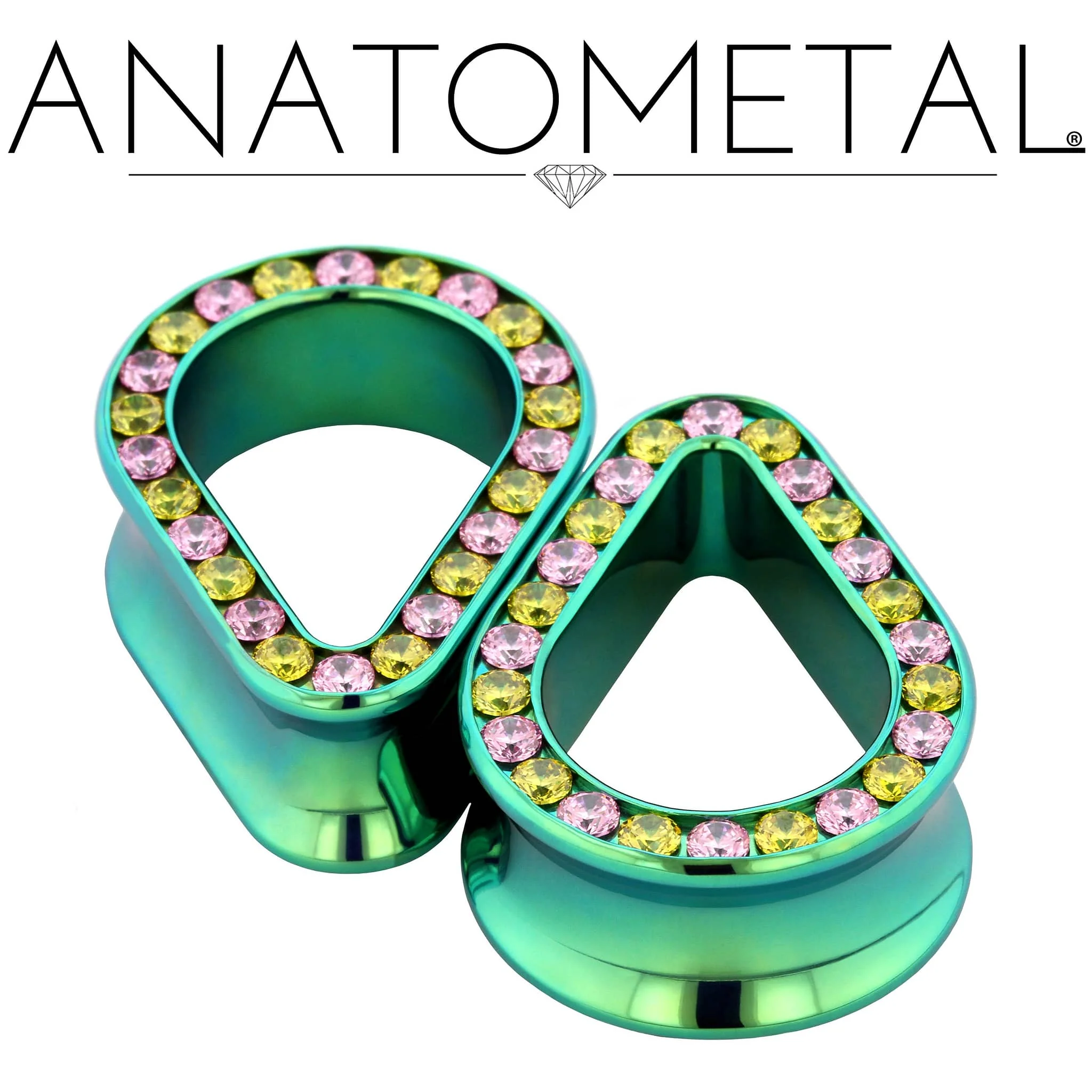 Gemmed Teardrop Eyelets by Anatometal - Image 10