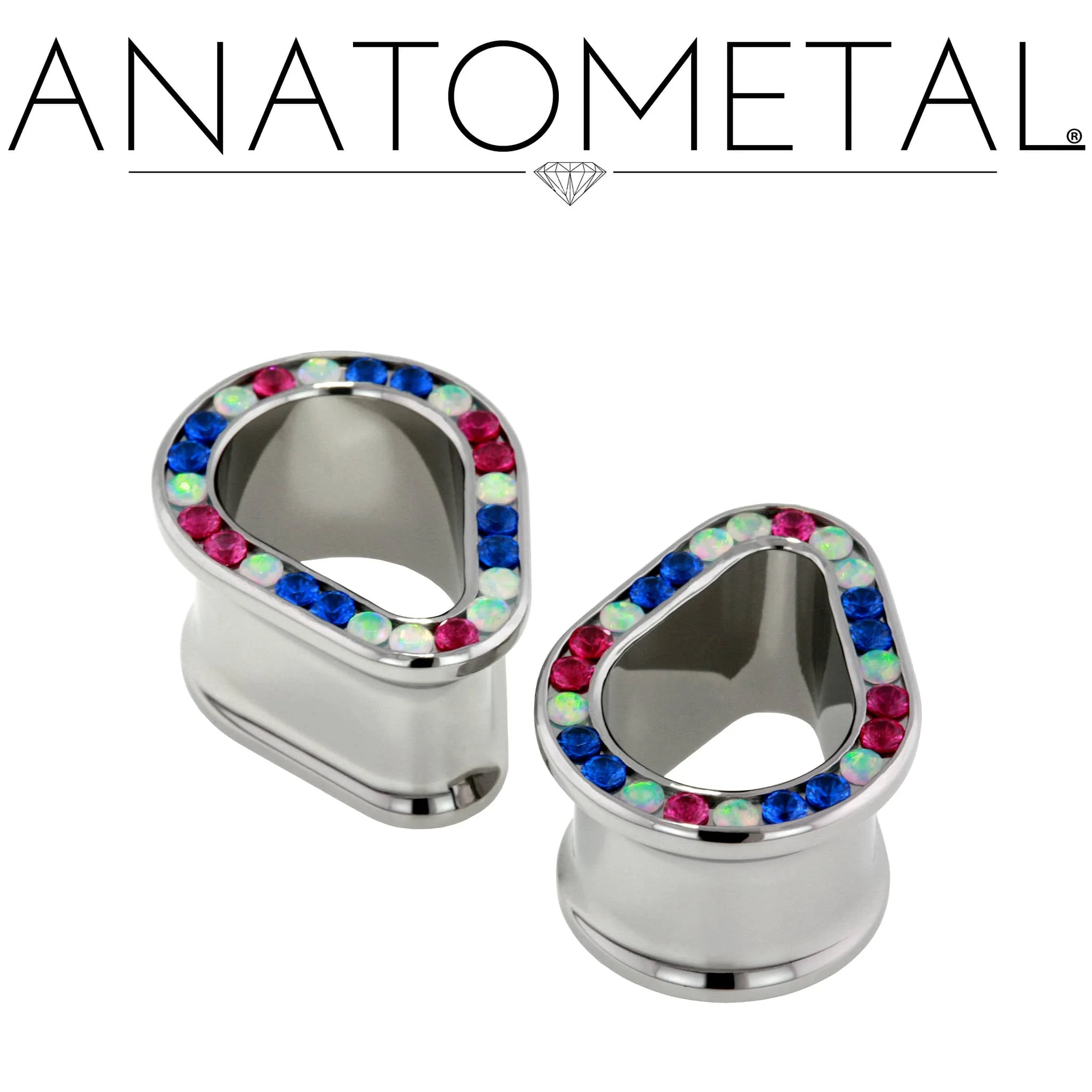 Gemmed Teardrop Eyelets by Anatometal - Image 11