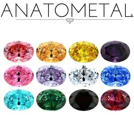 Gemmed Teardrop Eyelets by Anatometal - Image 14