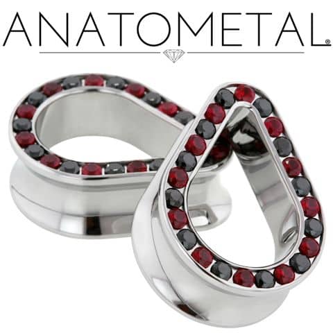 Gemmed Teardrop Eyelets by Anatometal - Image 15