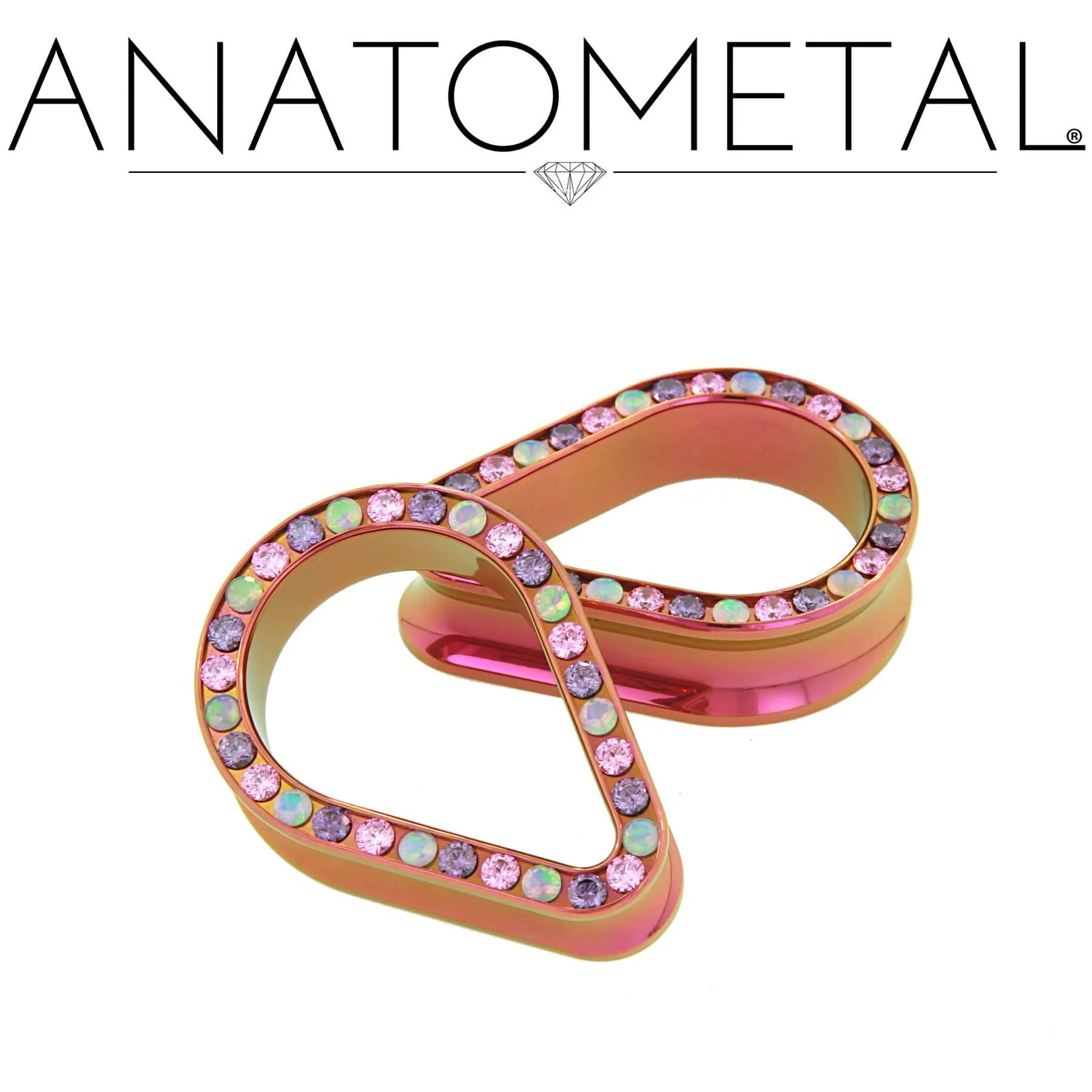 Gemmed Teardrop Eyelets by Anatometal - Image 3