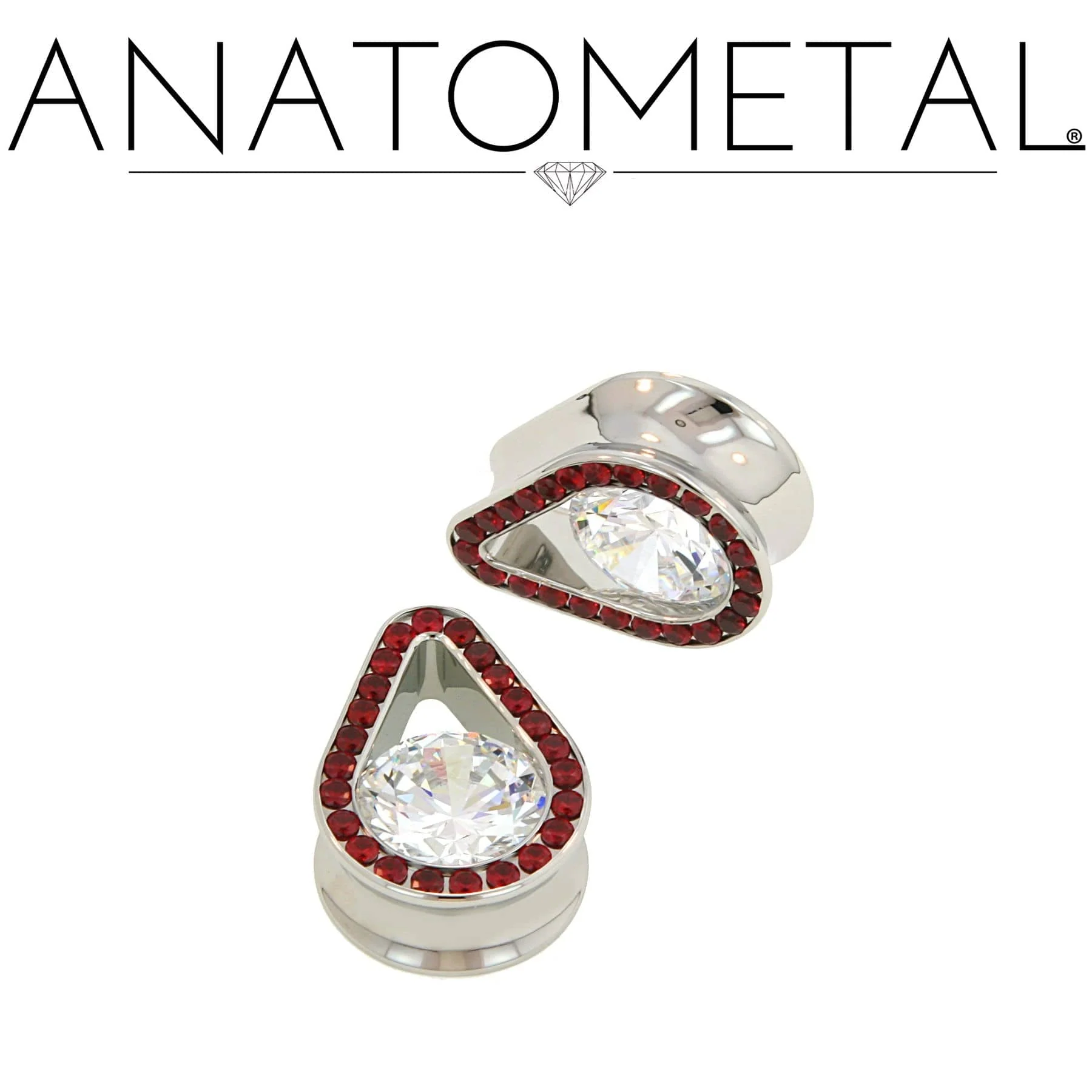 Gemmed Teardrop Eyelets by Anatometal - Image 4