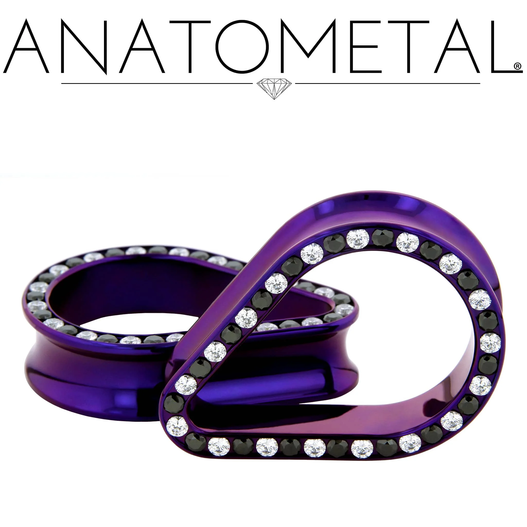 Gemmed Teardrop Eyelets by Anatometal - Image 5