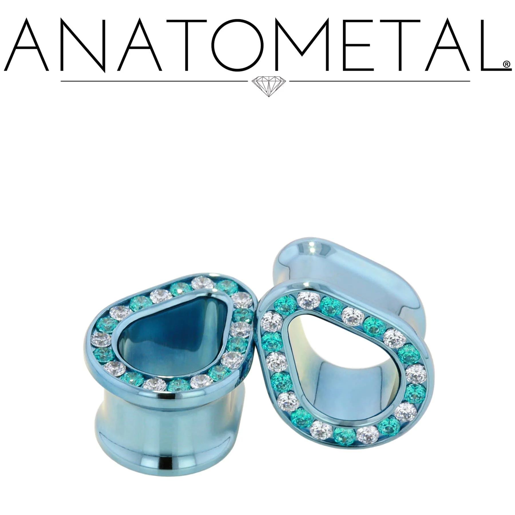 Gemmed Teardrop Eyelets by Anatometal - Image 8