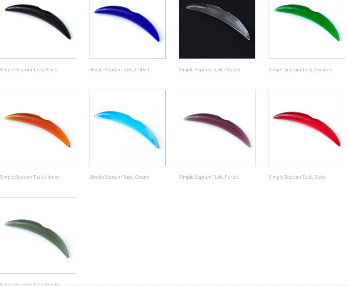 Glass Septum Tusks by Gorilla Glass - Image 14