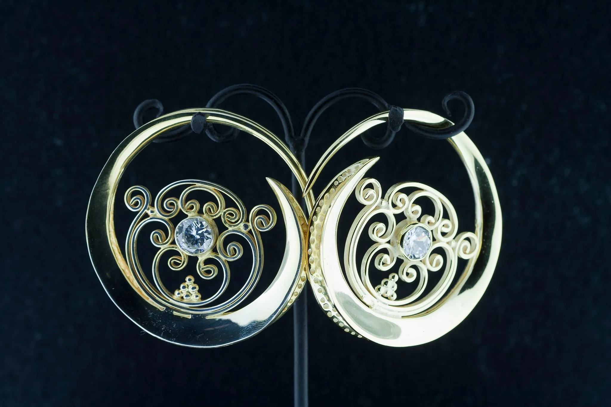Gold Plated with Filigree and CZ by Peoples Jewelry - Image 2