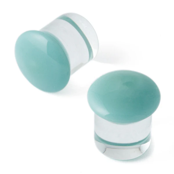 Gorilla Glass Color Front Plugs 10g (2.5mm) - Image 11