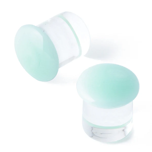 Gorilla Glass Color Front Plugs 10g (2.5mm) - Image 19