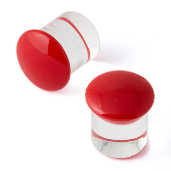 Gorilla Glass Color Front Plugs 10g (2.5mm) - Image 21