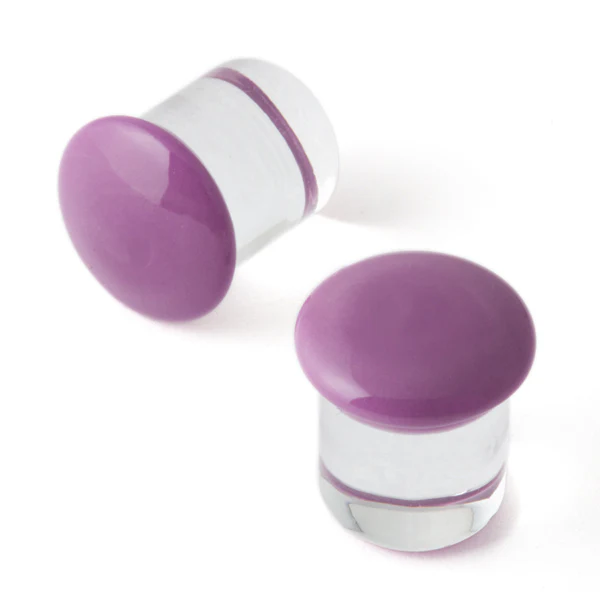 Gorilla Glass Color Front Plugs 10g (2.5mm) - Image 6