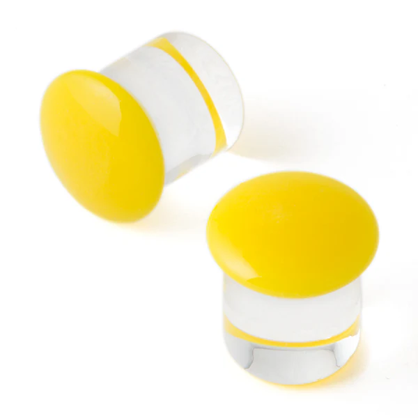 Gorilla Glass Color Front Plugs 10g (2.5mm) - Image 7