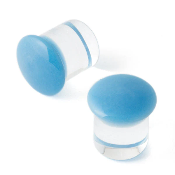 Gorilla Glass Color Front Plugs 1g (7mm) - Image 22