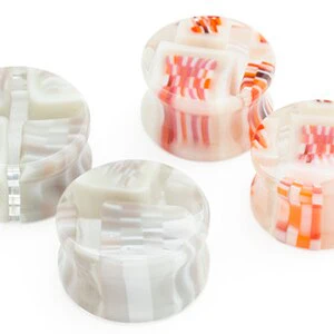 Gorilla Glass Double Flared Venus Plugs