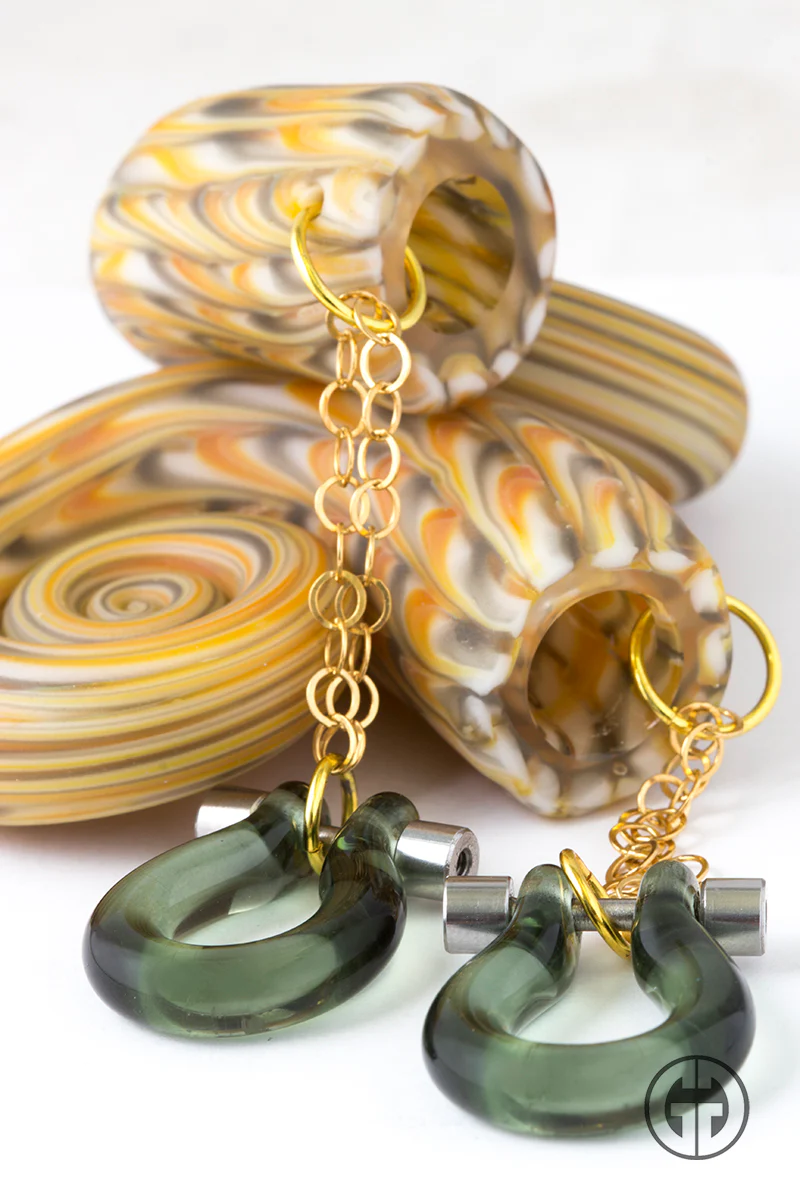 Gorilla Glass Venus Nautilus Weights - 6g (4mm) - Image 3