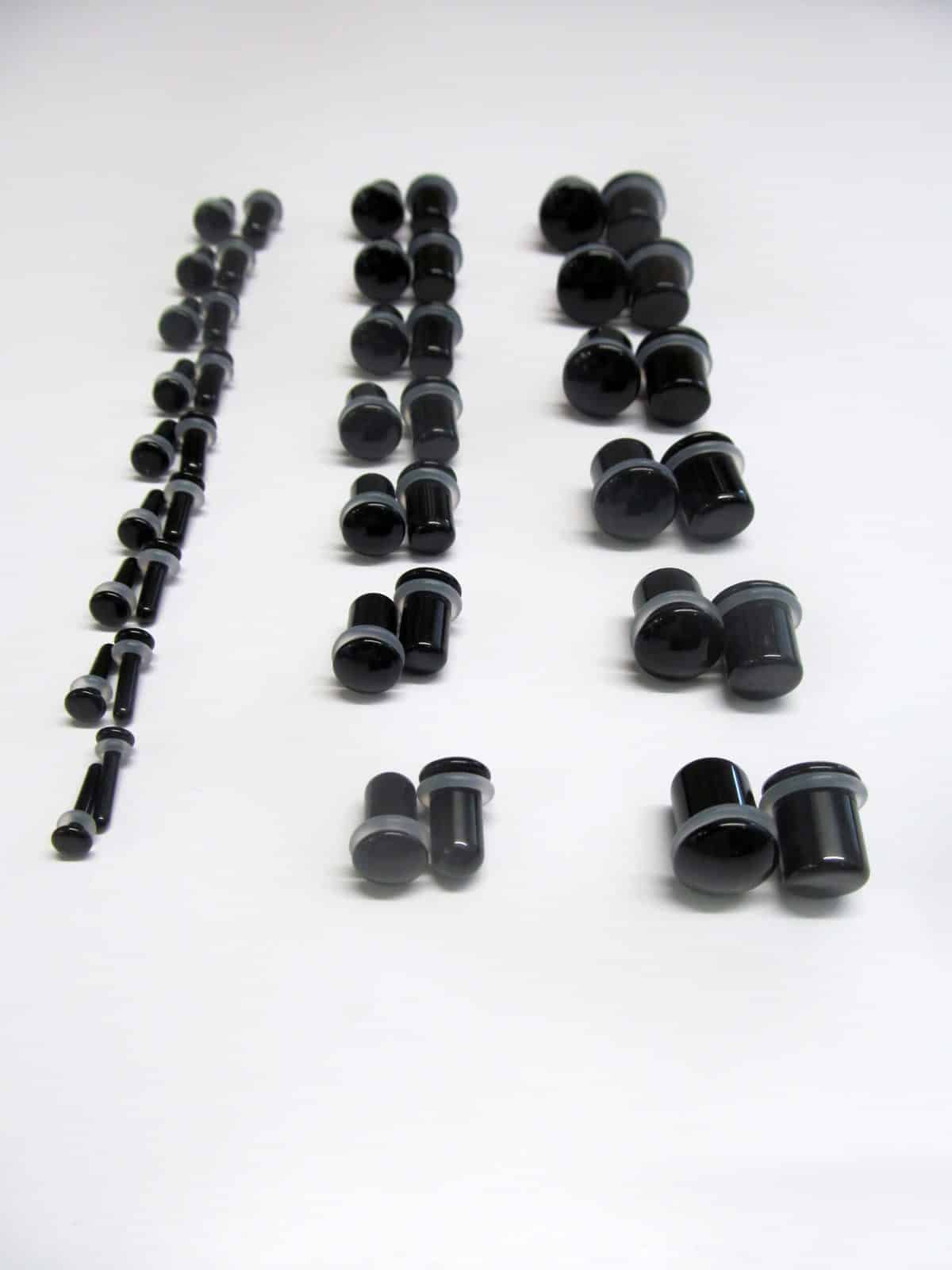 Gorilla Glass Simple Single Flare Plugs (Stretching Plugs)