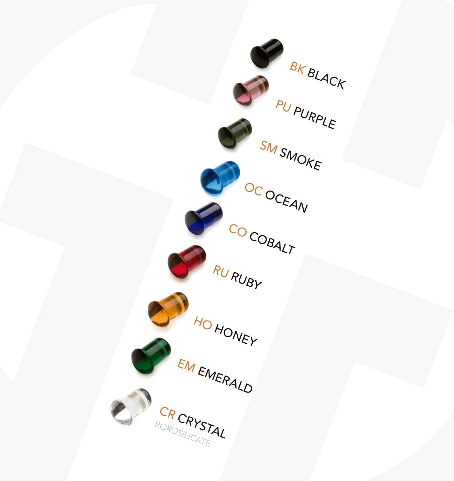 Gorilla Glass Simple Single Flare Plugs (Stretching Plugs) - Image 12