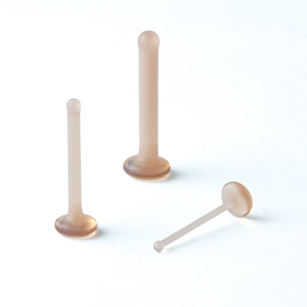 Gorilla Glass Tiny Flare Labret Retainers - Image 4