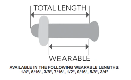 Gorilla Glass Tiny Flare Labret Retainers - Image 9
