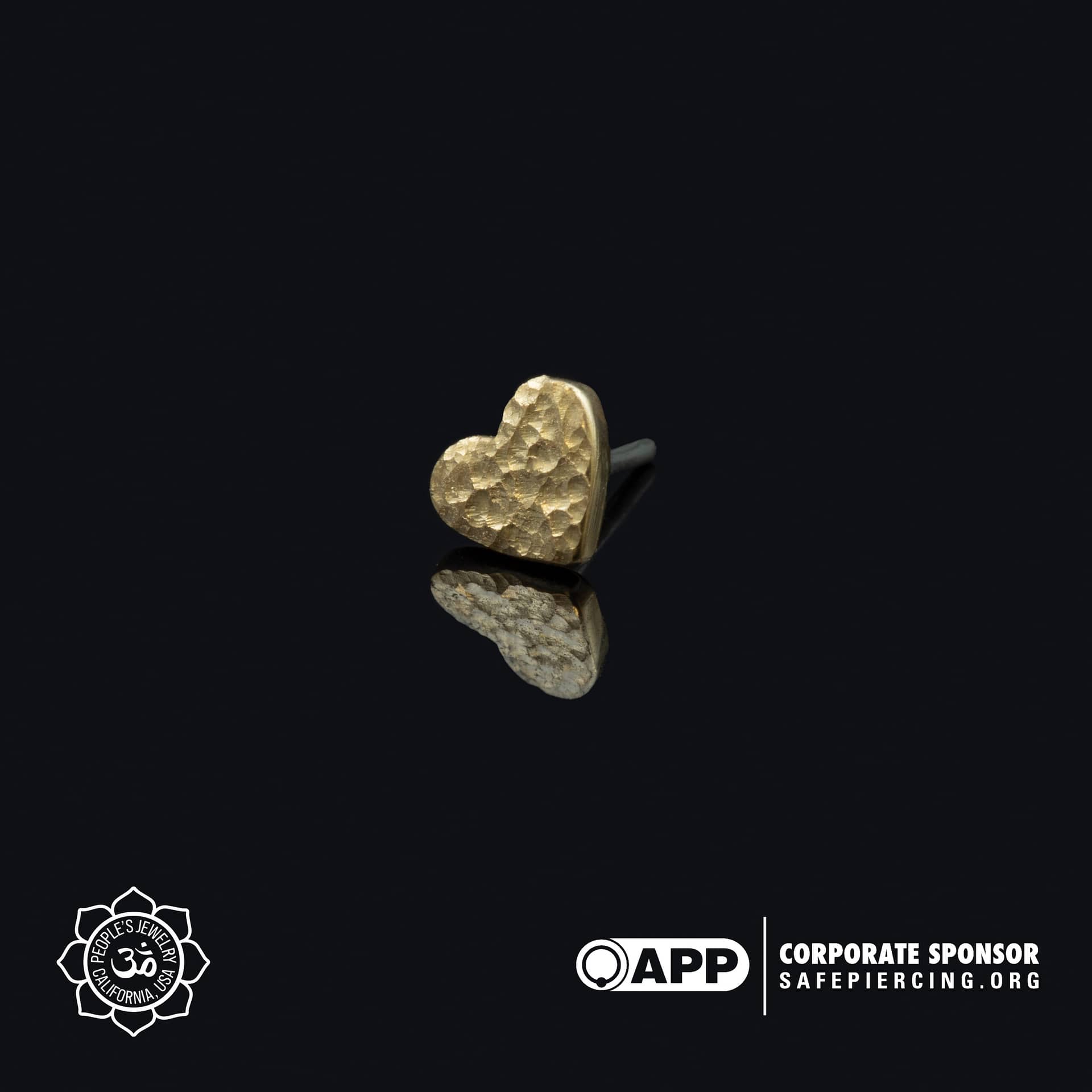 14k Gold Heart Ends by Peoples Jewelry - Image 3