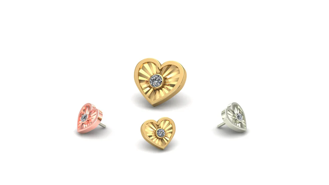 Heartburst - Mushroom Body Jewelry