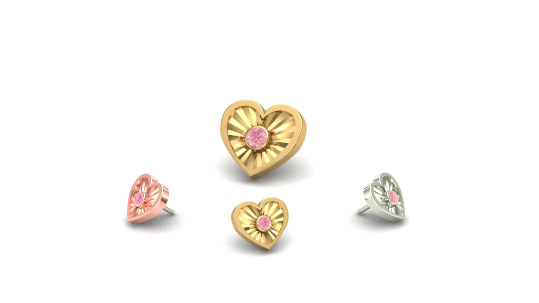 Heartburst - Mushroom Body Jewelry - Image 5